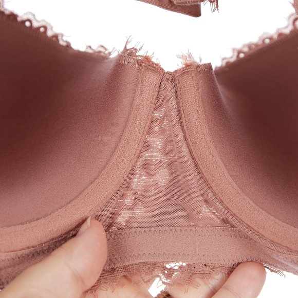 Aerie Real Power Plunge Push Up Eyelash Lace Bra 38DD - Picture 5 of 7